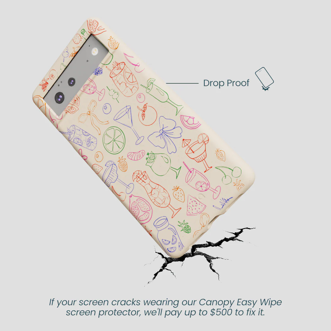 Seashell Happy Hour Google Pixel 6a Case - Image 5