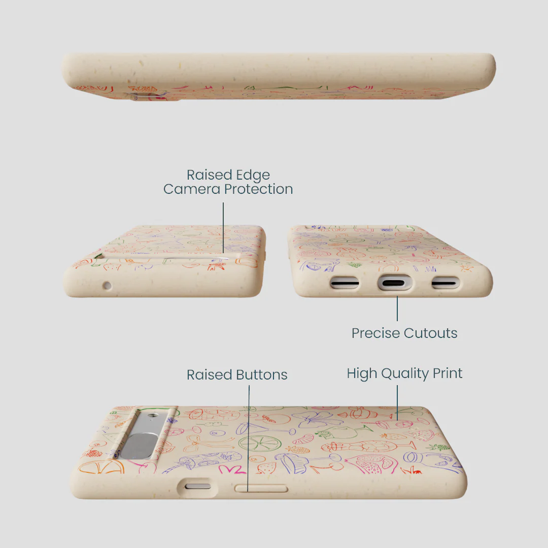Seashell Happy Hour Google Pixel 7a Case - Image 3