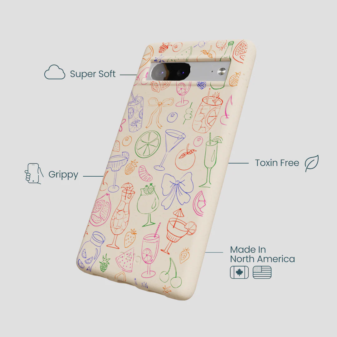 Seashell Happy Hour Google Pixel 7a Case - Image 4