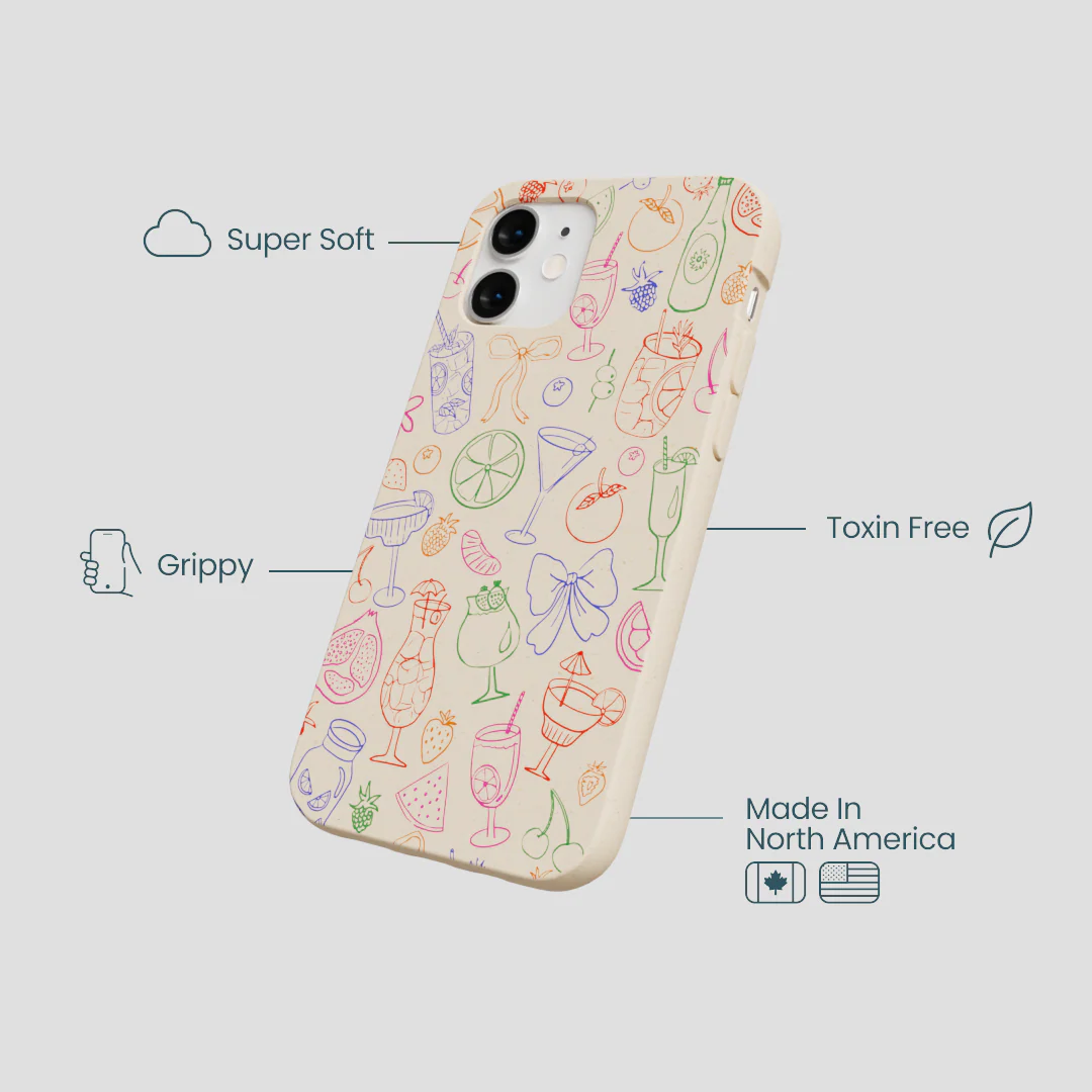 Seashell Happy Hour iPhone 12 Mini Case - Image 4