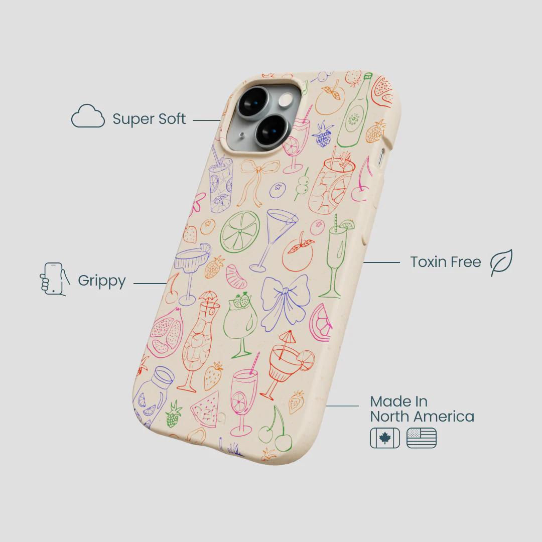 Seashell Happy Hour iPhone 14 Case - Image 4