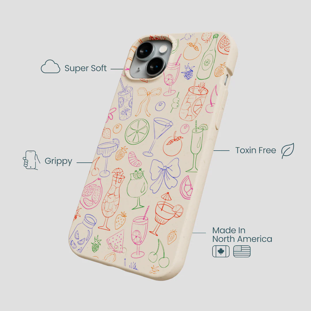 Seashell Happy Hour iPhone 14 Plus Case - Image 4