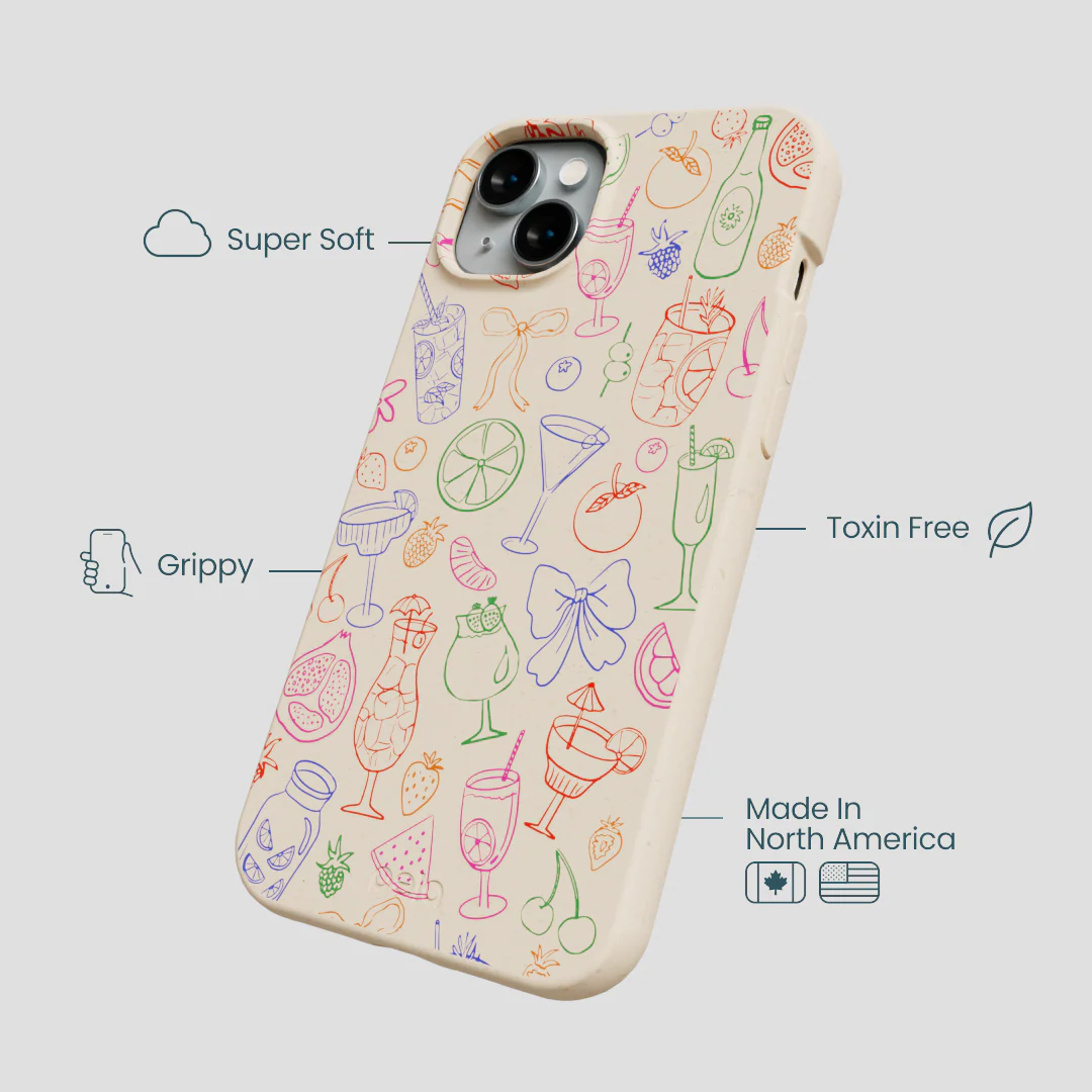 Seashell Happy Hour iPhone 15 Plus Case - Image 4