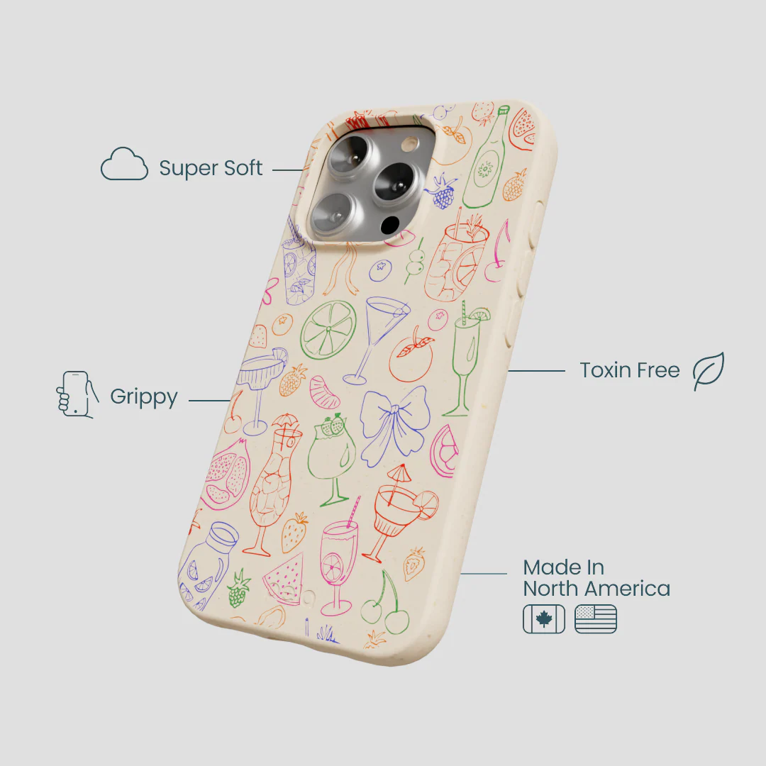 Seashell Happy Hour iPhone 16 Pro Case - Image 4