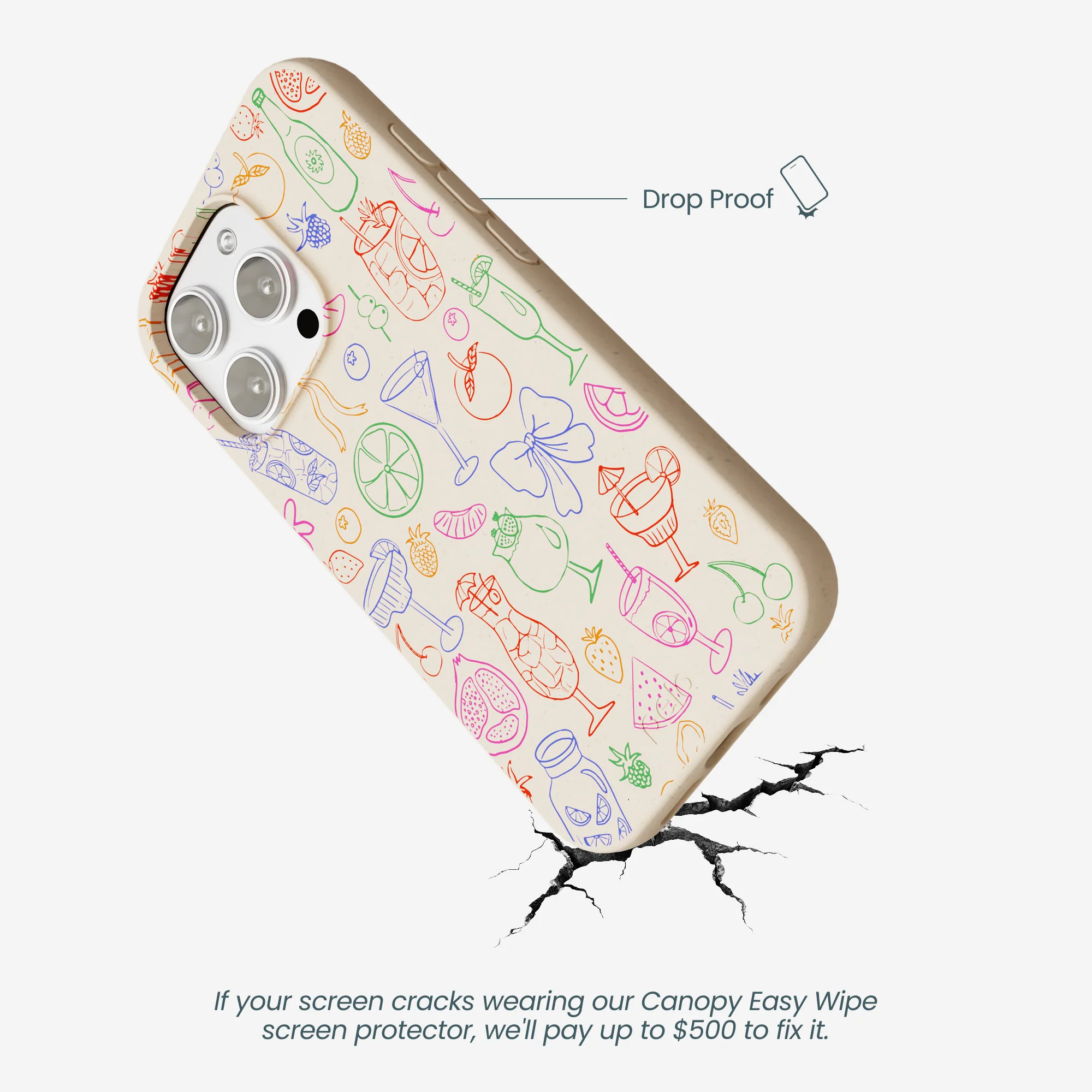 Seashell Happy Hour iPhone 16 Pro Max Case - Image 5