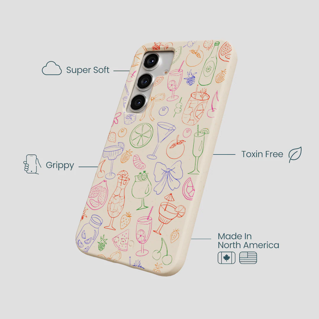 Seashell Happy Hour Samsung Galaxy S25 Case - Image 4