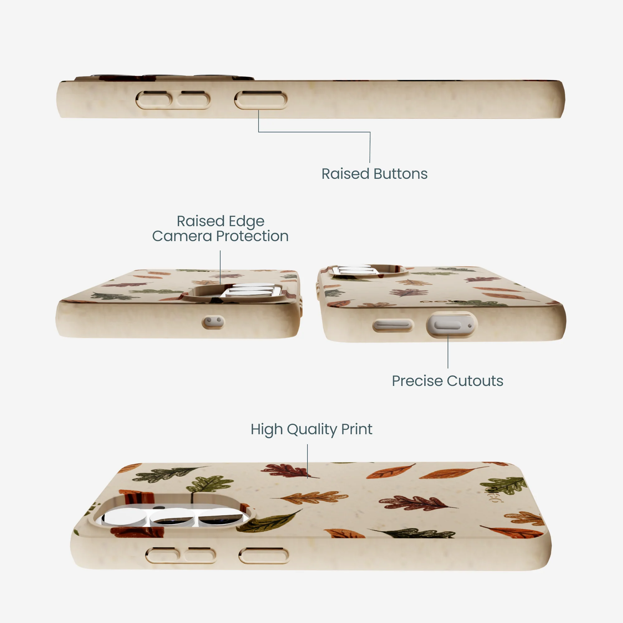 Seashell Harvest Hues Samsung Galaxy S26 Case - Image 3