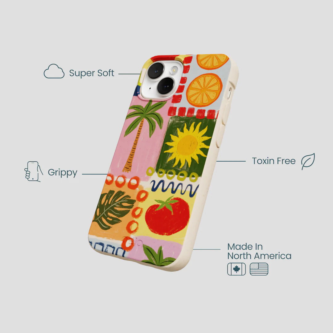 Seashell Hello Sunshine iPhone 13 Mini Case - Image 4