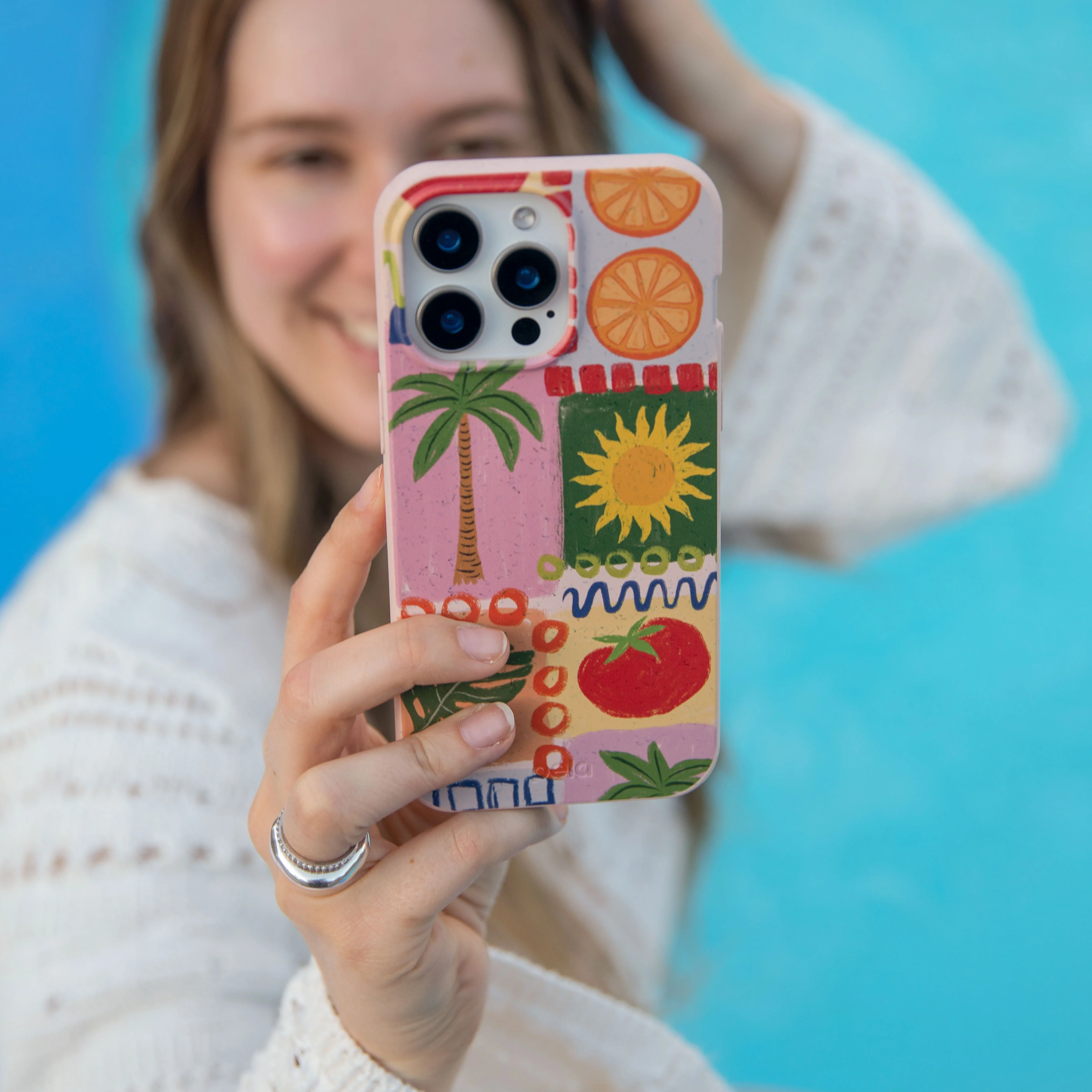 Seashell Hello Sunshine iPhone 13 Pro Max Case - Image 9