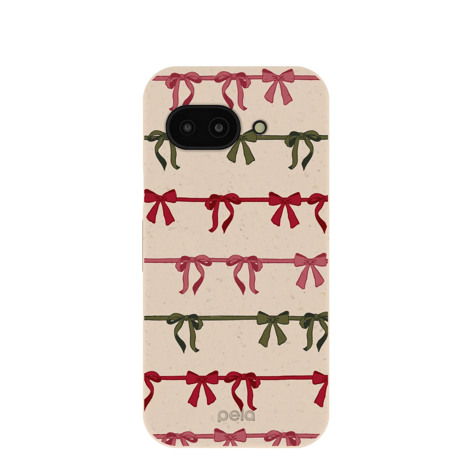 Seashell Holiday Bows Google Pixel 9a Case