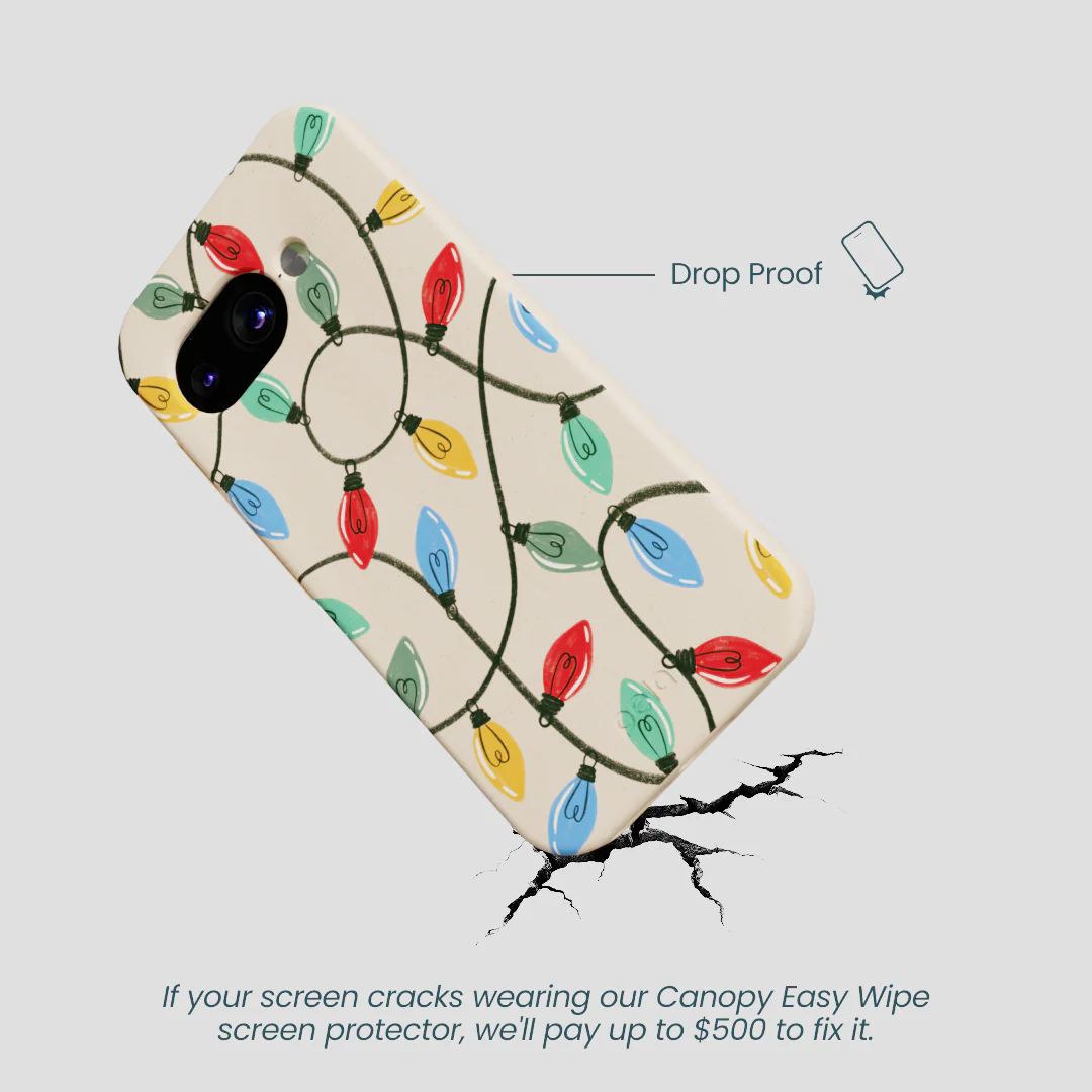 Seashell Holiday Lights Google Pixel 9a Case - Image 5