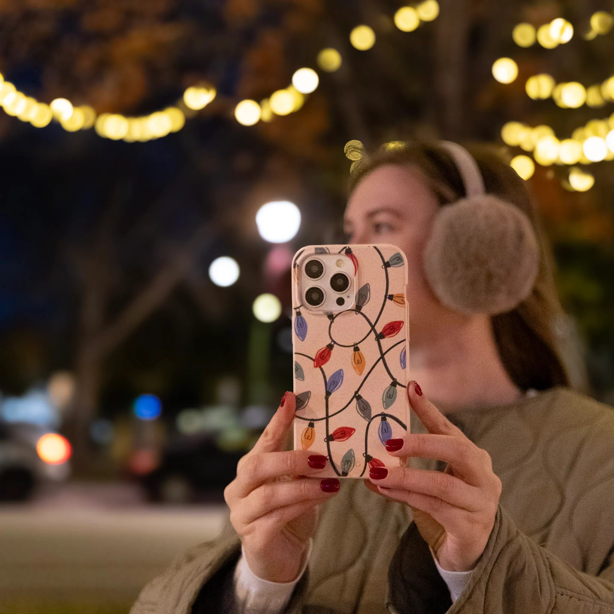 Seashell Holiday Lights iPhone Air Case - Image 9