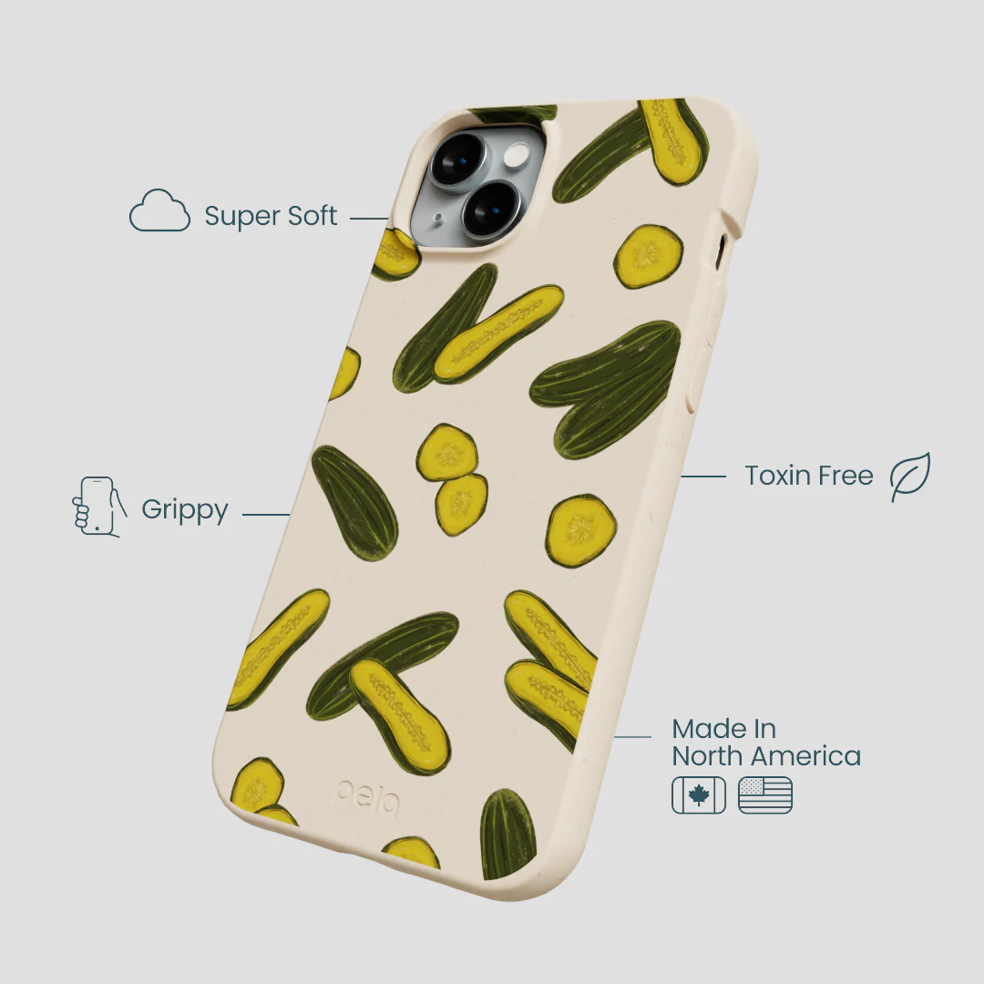 Seashell In a Pickle iPhone 15 Plus Case - Image 4