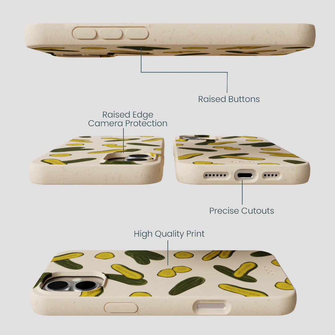 Seashell In a Pickle iPhone 16 Plus Case - Image 3