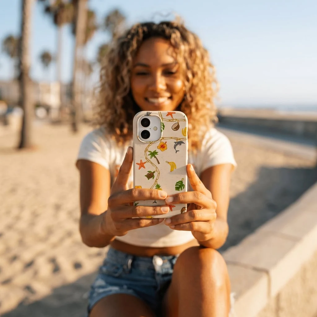 Seashell Island Charms iPhone 16 Pro Case - Image 2