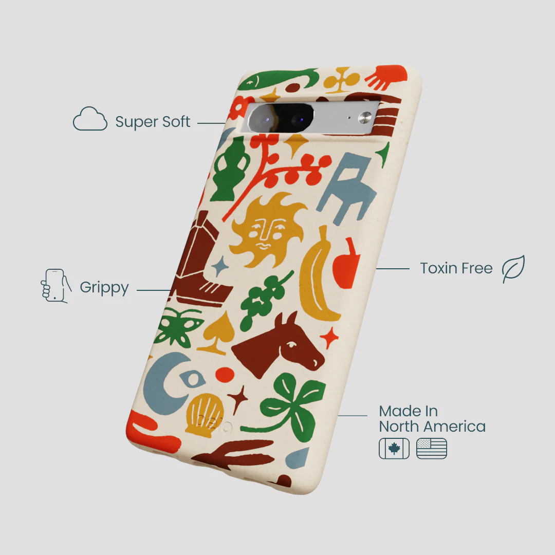 Seashell Junk Drawer Google Pixel 7a Case - Image 4