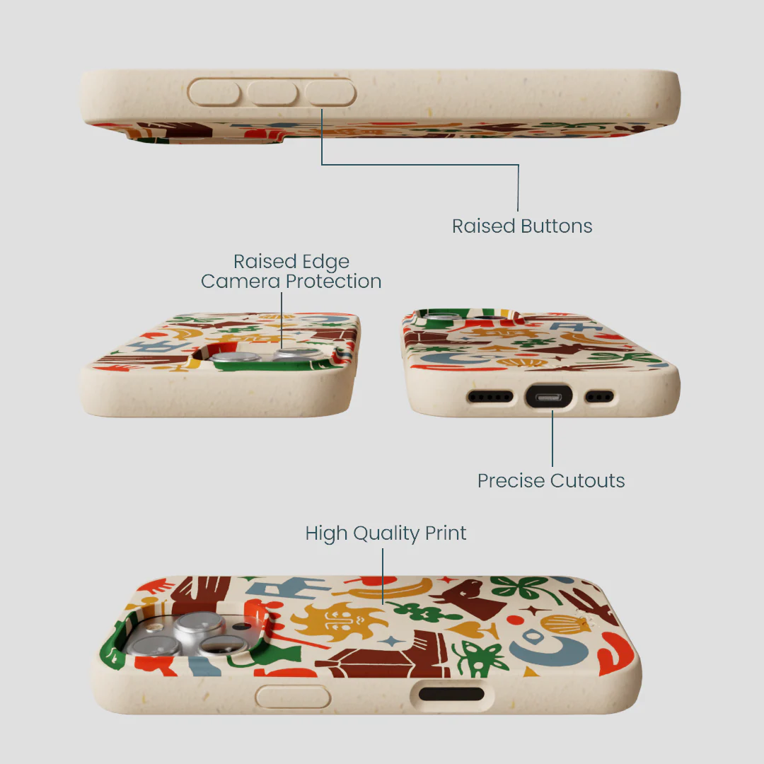 Seashell Junk Drawer iPhone 16 Pro Case - Image 3