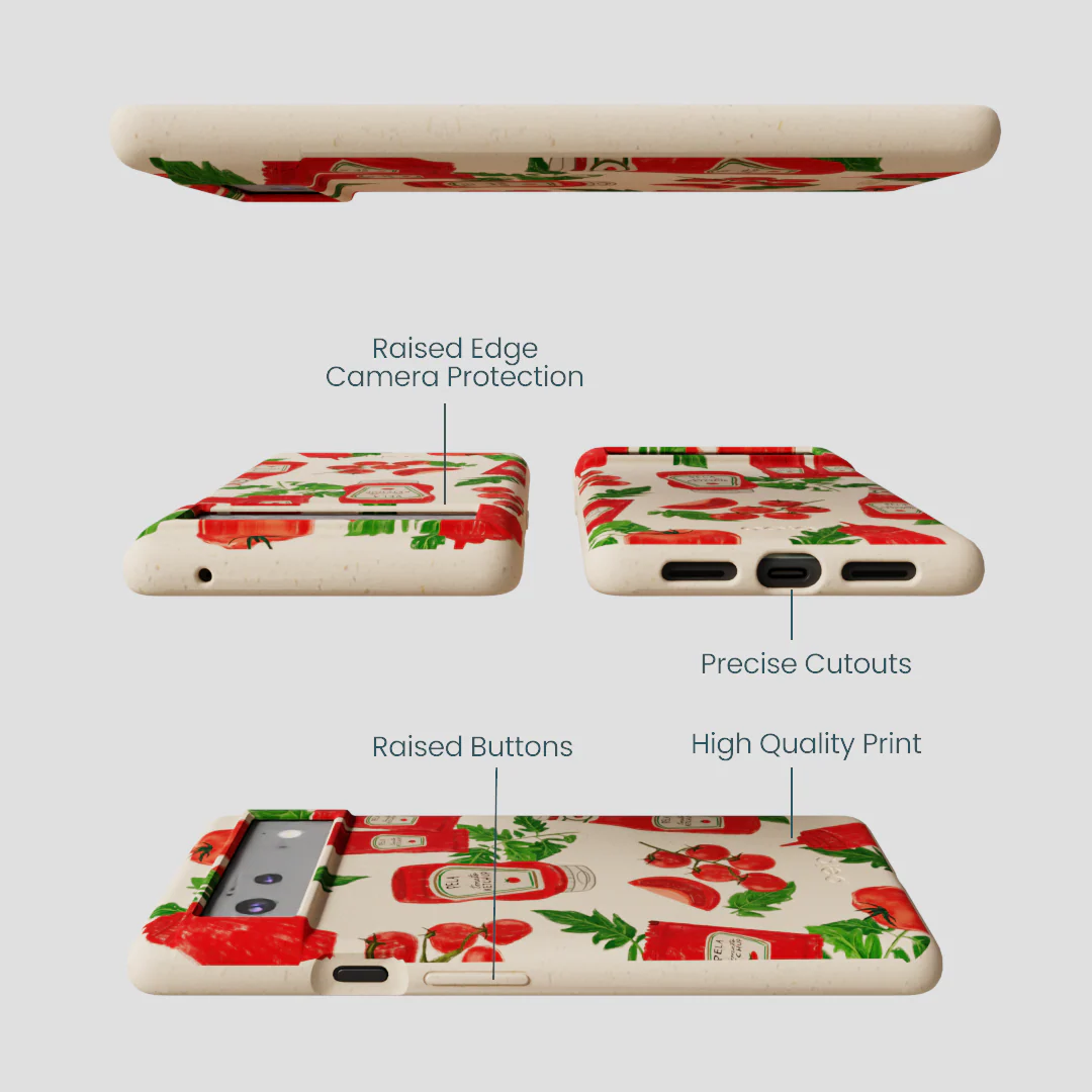 Seashell Ketchup Party Google Pixel 6 Case - Image 3