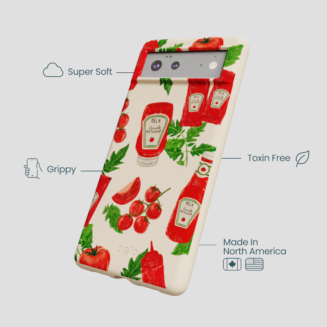 Seashell Ketchup Party Google Pixel 6 Case - Image 4