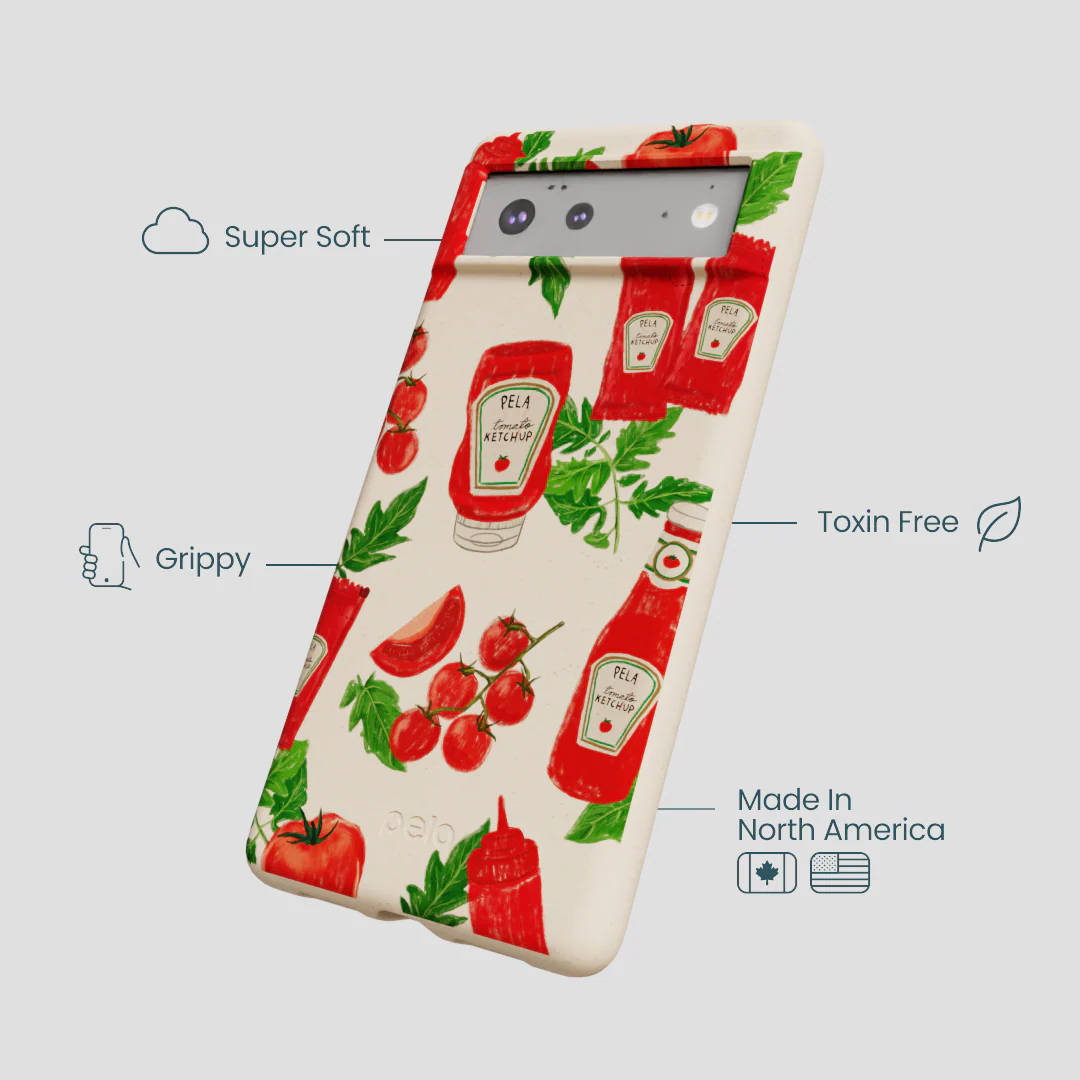 Seashell Ketchup Party Google Pixel 6a Case - Image 4