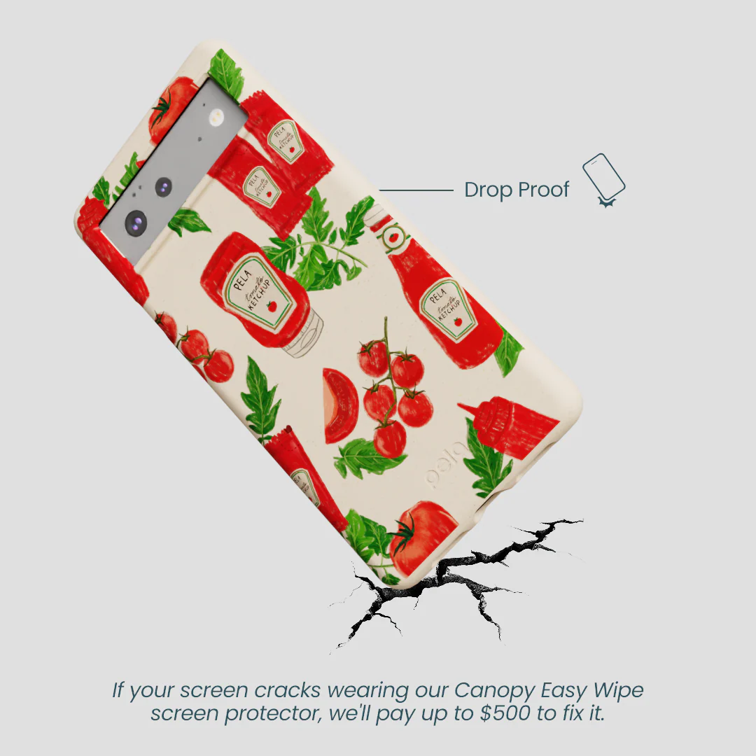 Seashell Ketchup Party Google Pixel 6a Case - Image 5