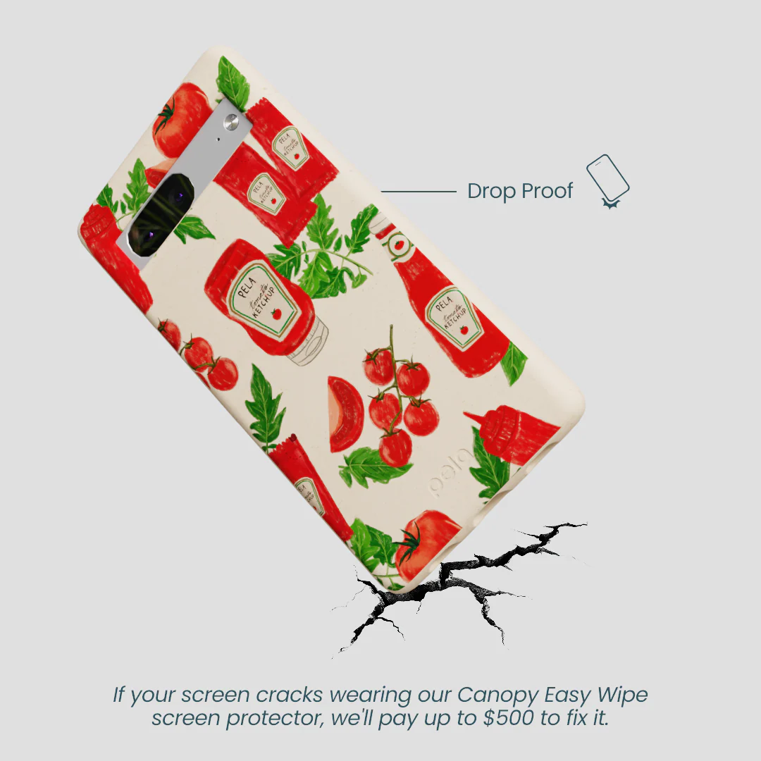 Seashell Ketchup Party Google Pixel 7a Case - Image 5