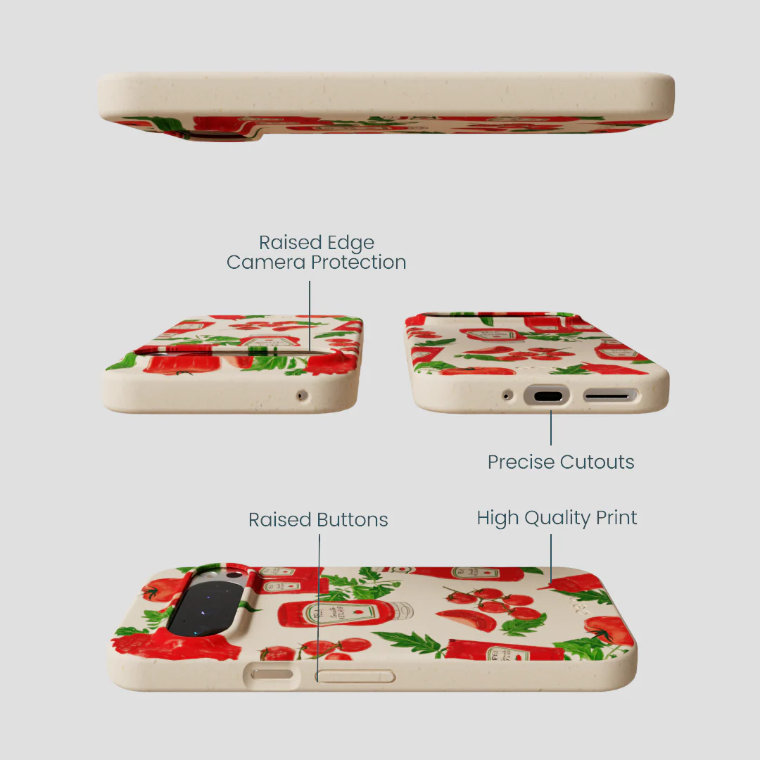 Seashell Ketchup Party Google Pixel 9/9 Pro Case - Image 3