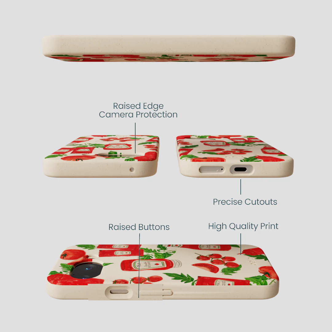 Seashell Ketchup Party Google Pixel 9a Case - Image 3
