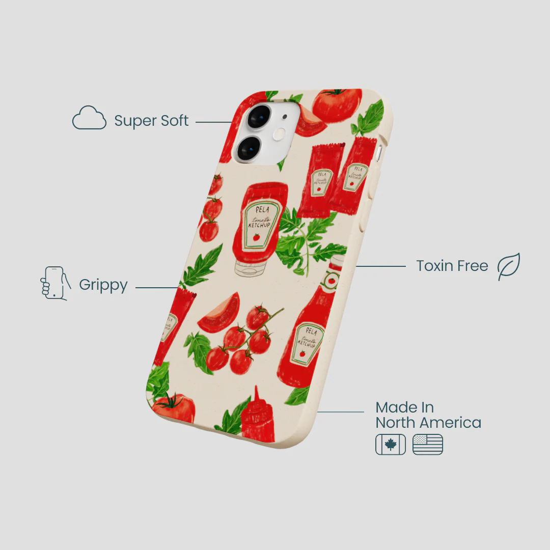 Seashell Ketchup Party iPhone 12 Mini Case - Image 4