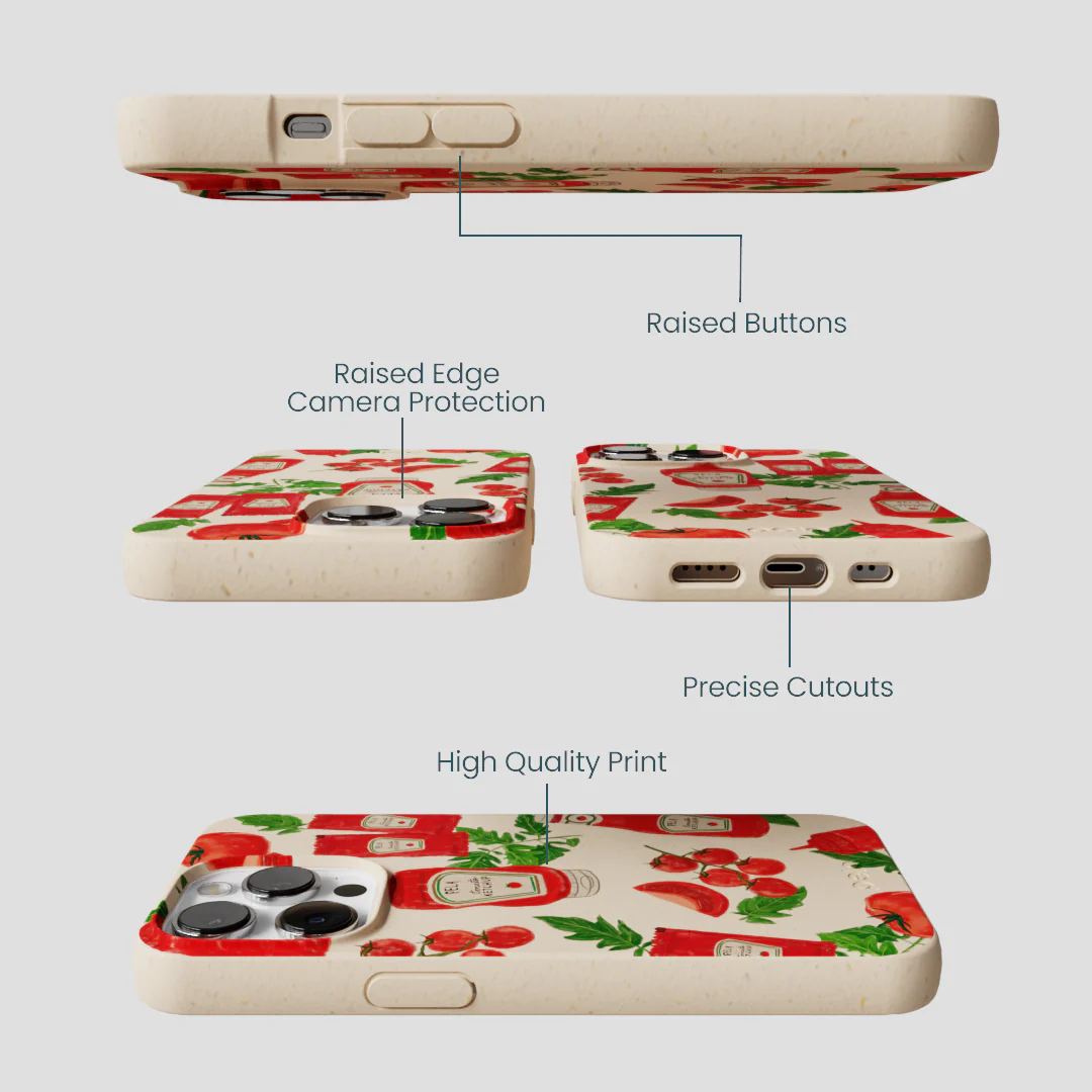 Seashell Ketchup Party iPhone 13 Pro Max Case - Image 3