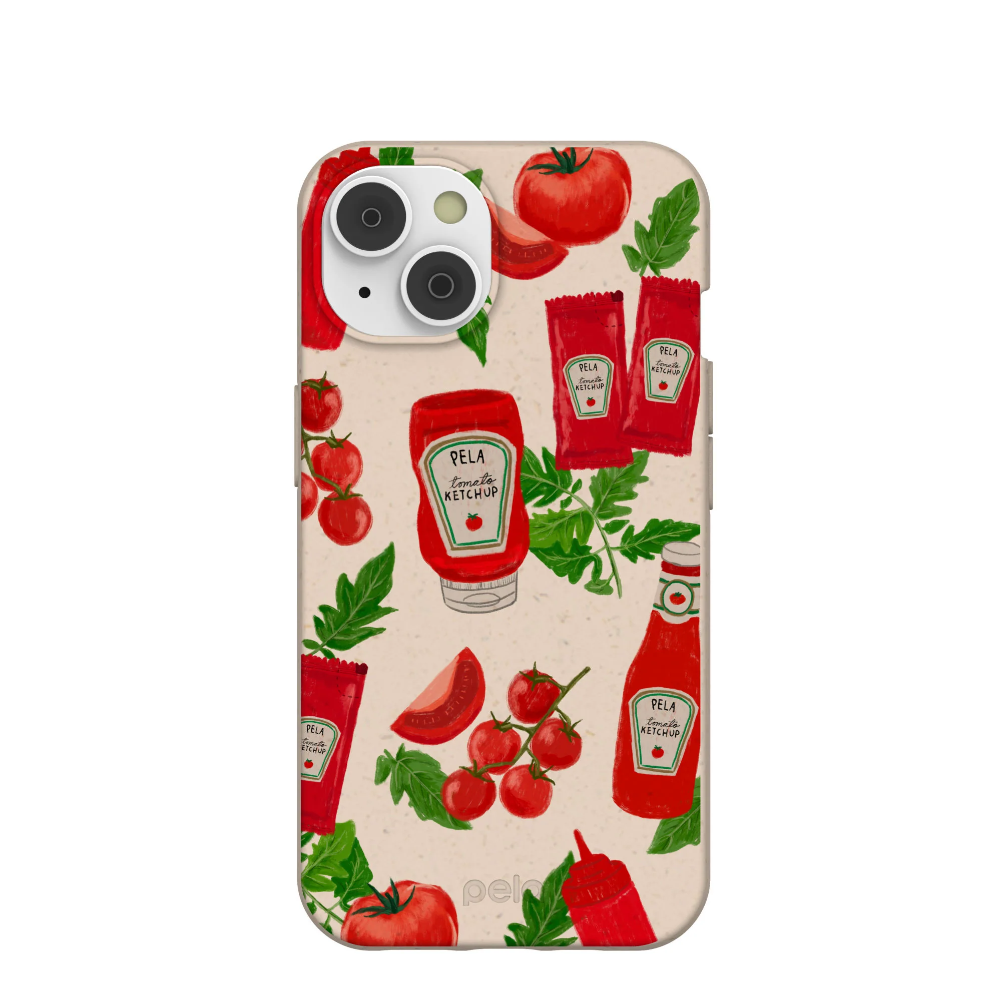 Seashell Ketchup Party iPhone 14 Case