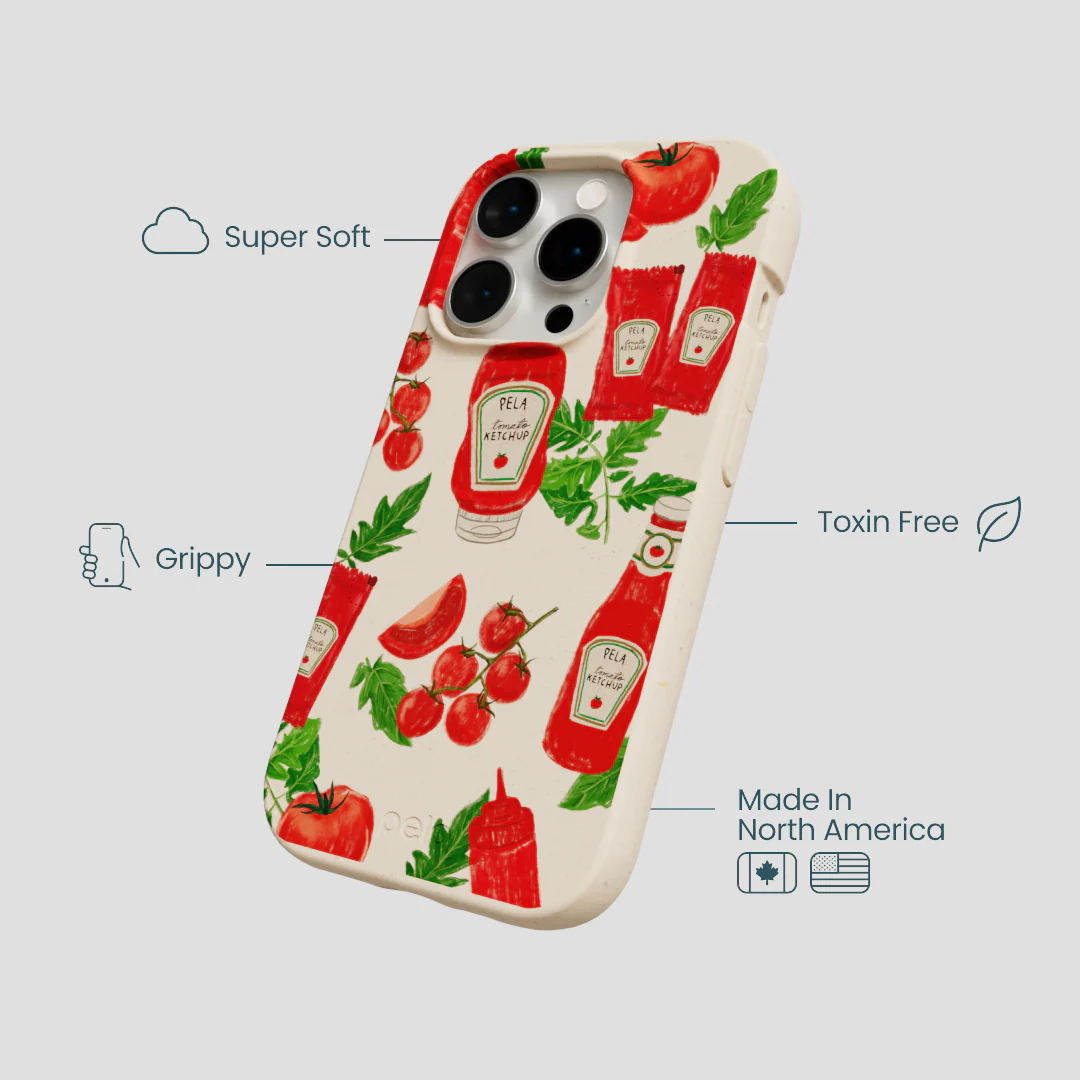 Seashell Ketchup Party iPhone 14 Pro Case - Image 4