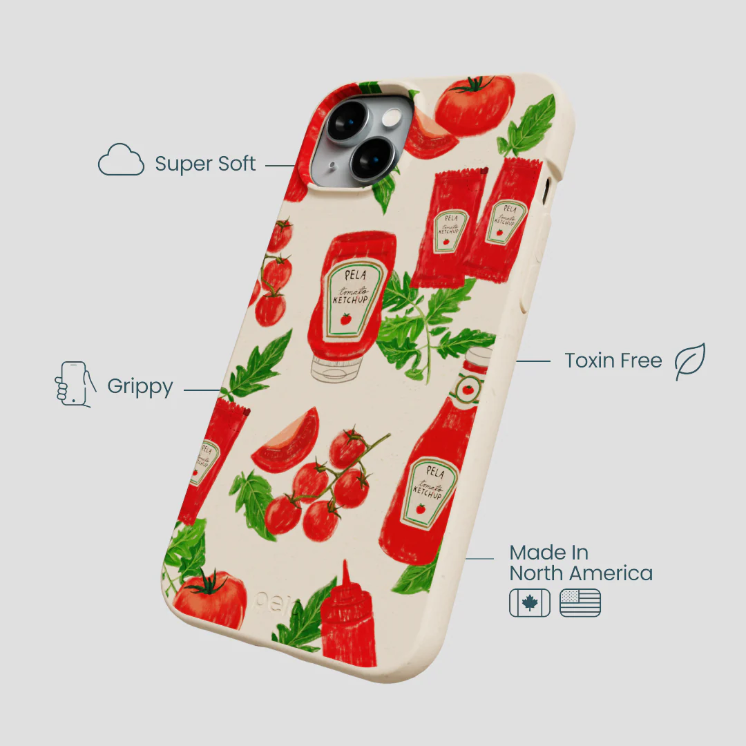Seashell Ketchup Party iPhone 15 Plus Case - Image 4