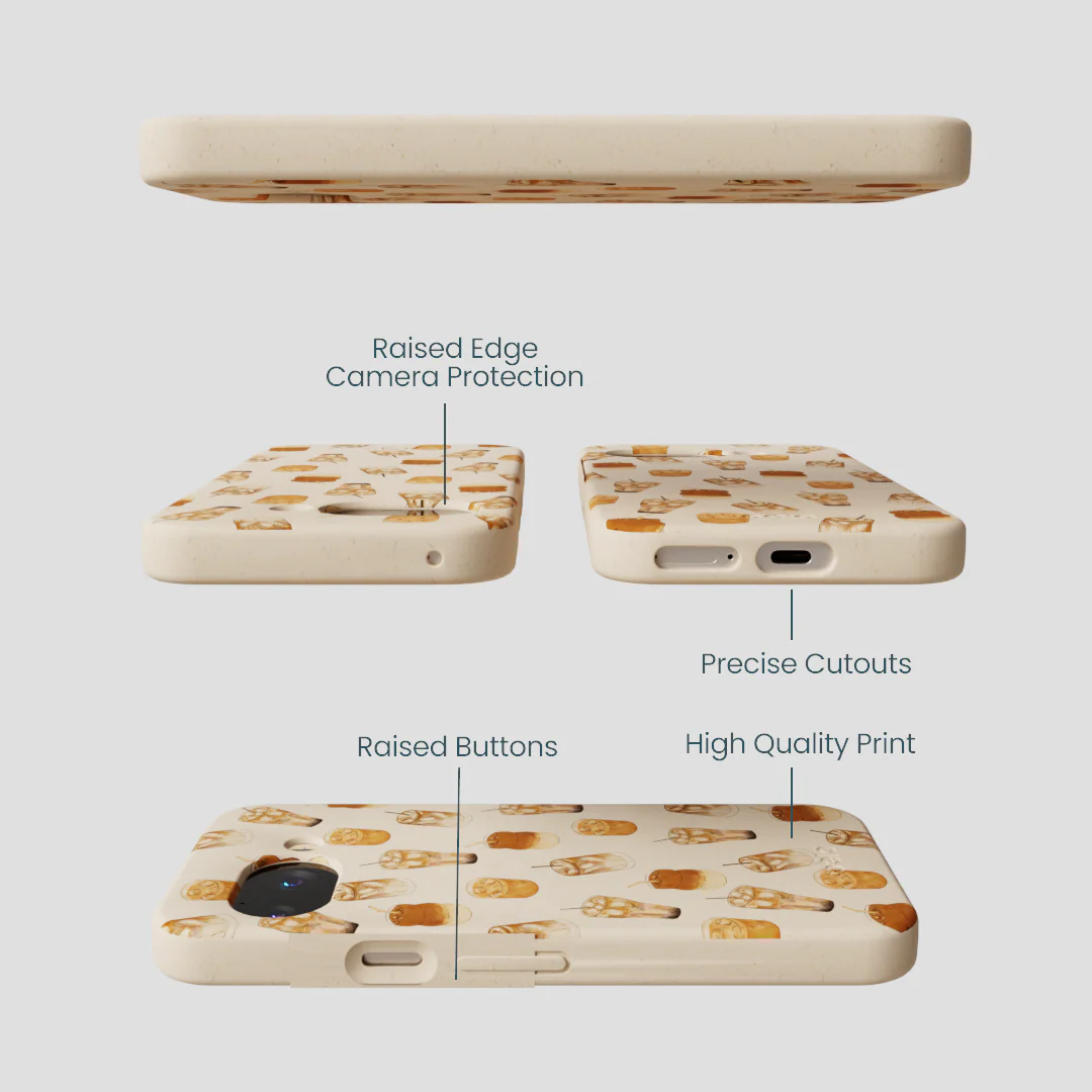 Seashell Latte Love Google Pixel 9a Case - Image 3