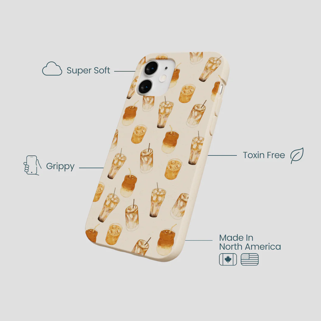 Seashell Latte Love iPhone 12 Mini Case - Image 4