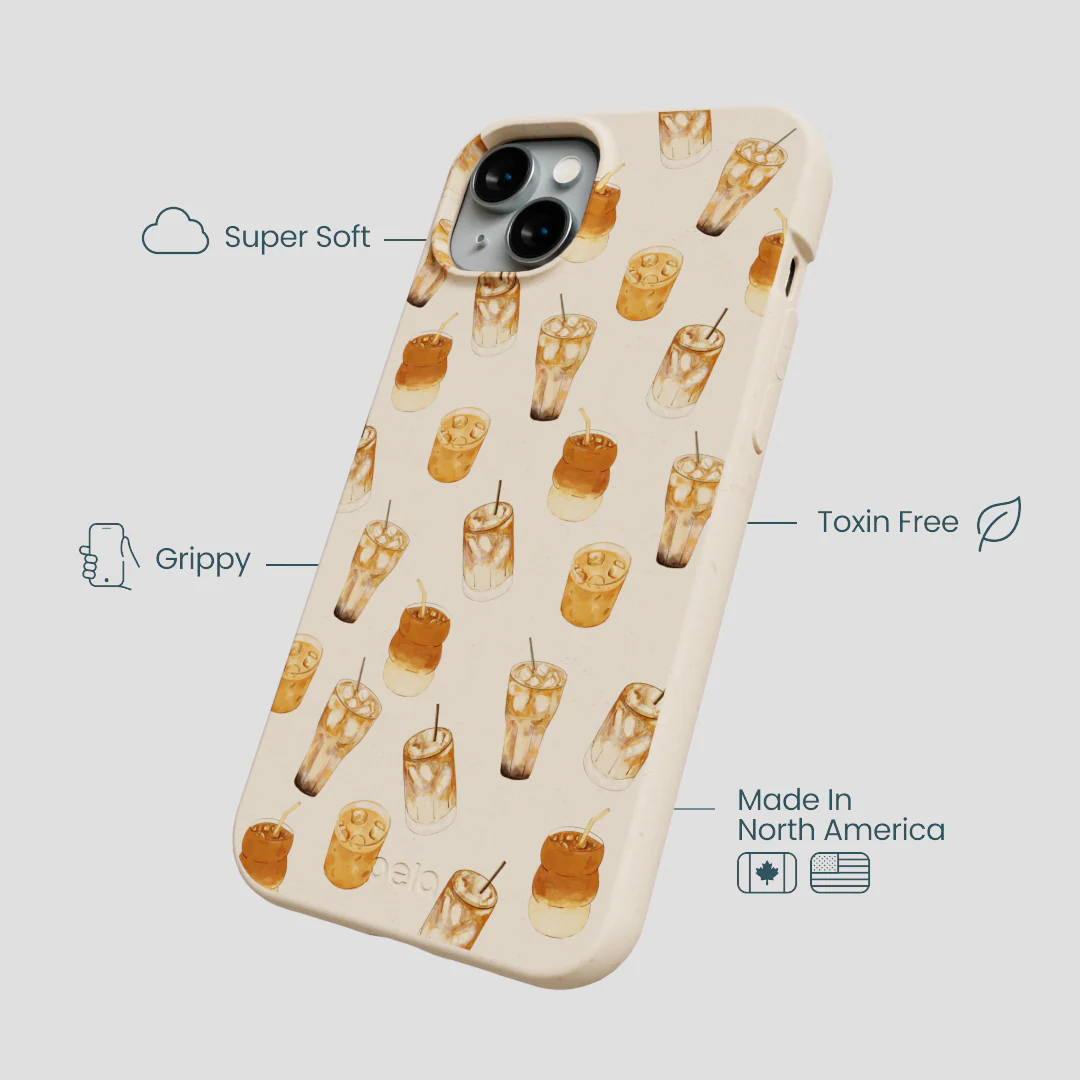 Seashell Latte Love iPhone 15 Plus Case - Image 4