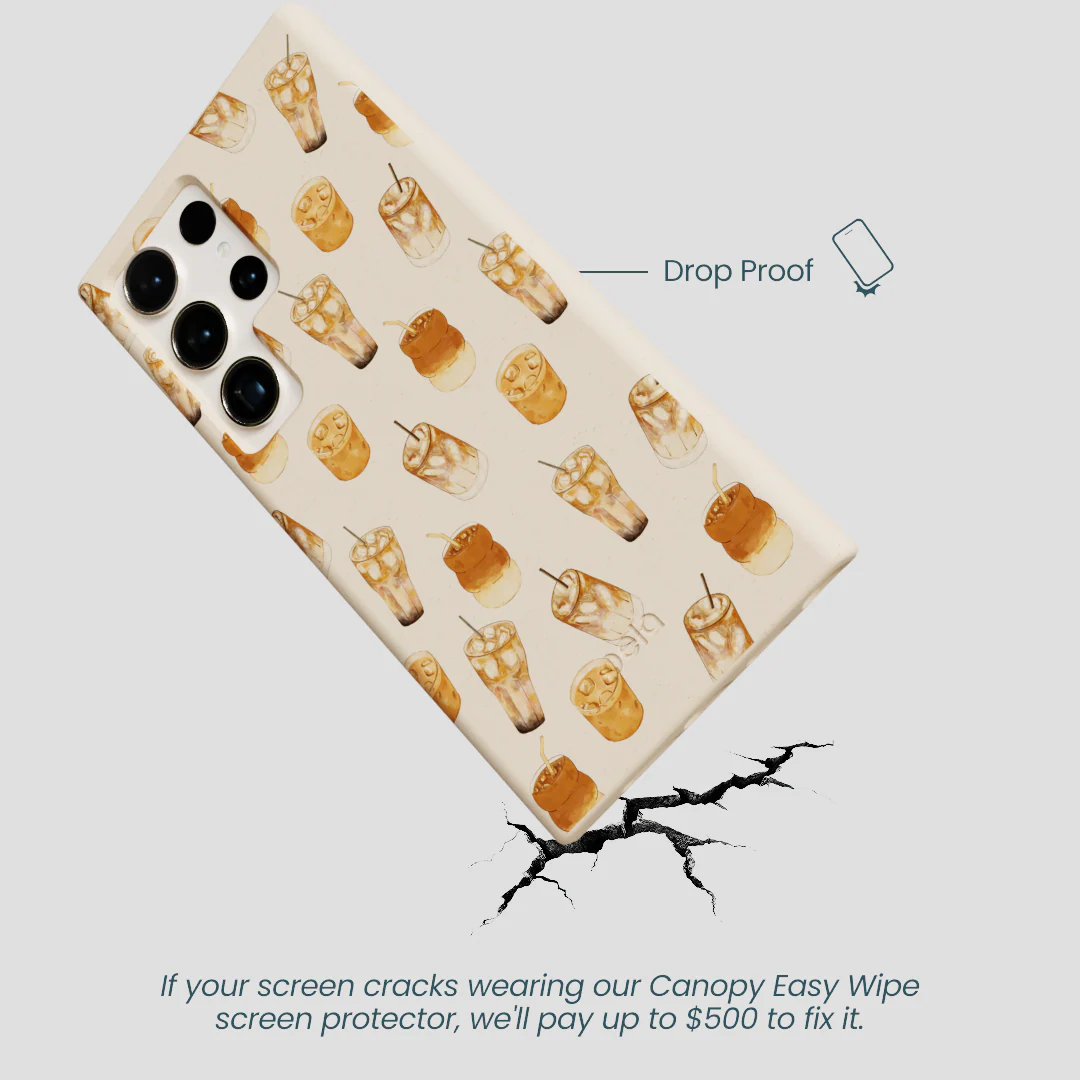 Seashell Latte Love Samsung Galaxy S24 Ultra Case - Image 5