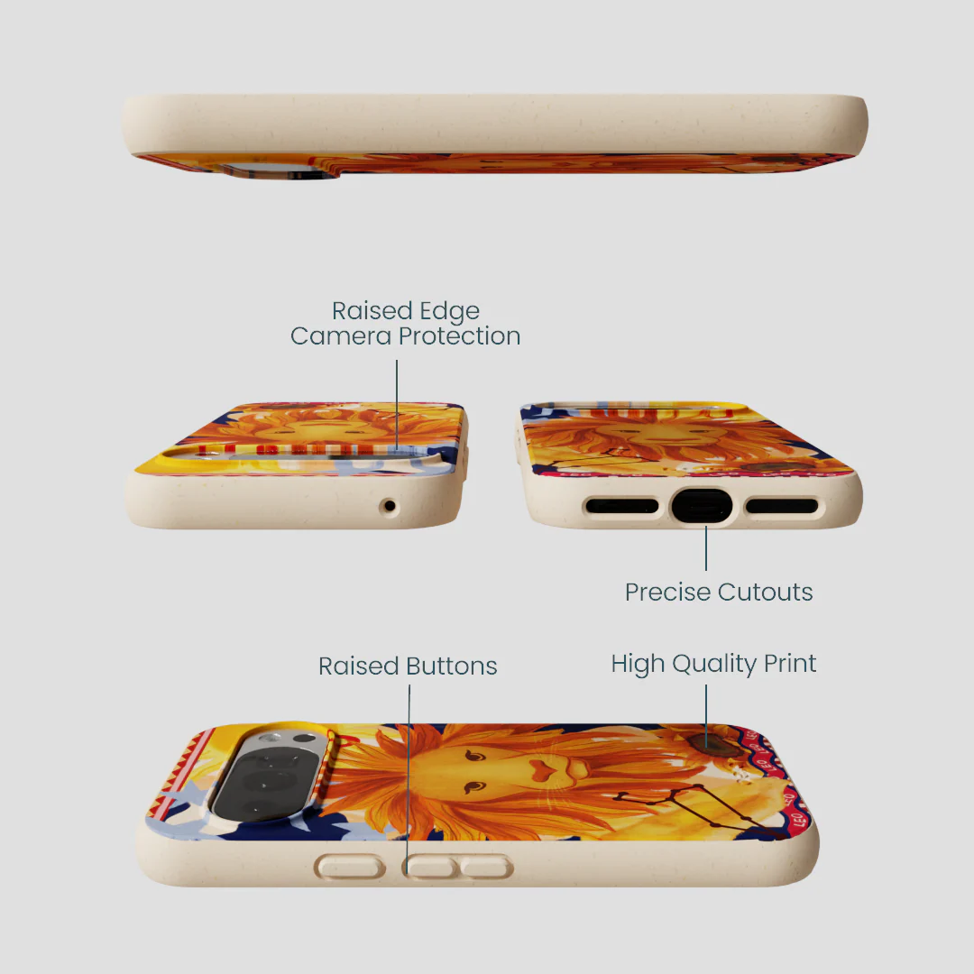 Seashell Leo Lion Google Pixel 10/10 Pro Case - Image 2