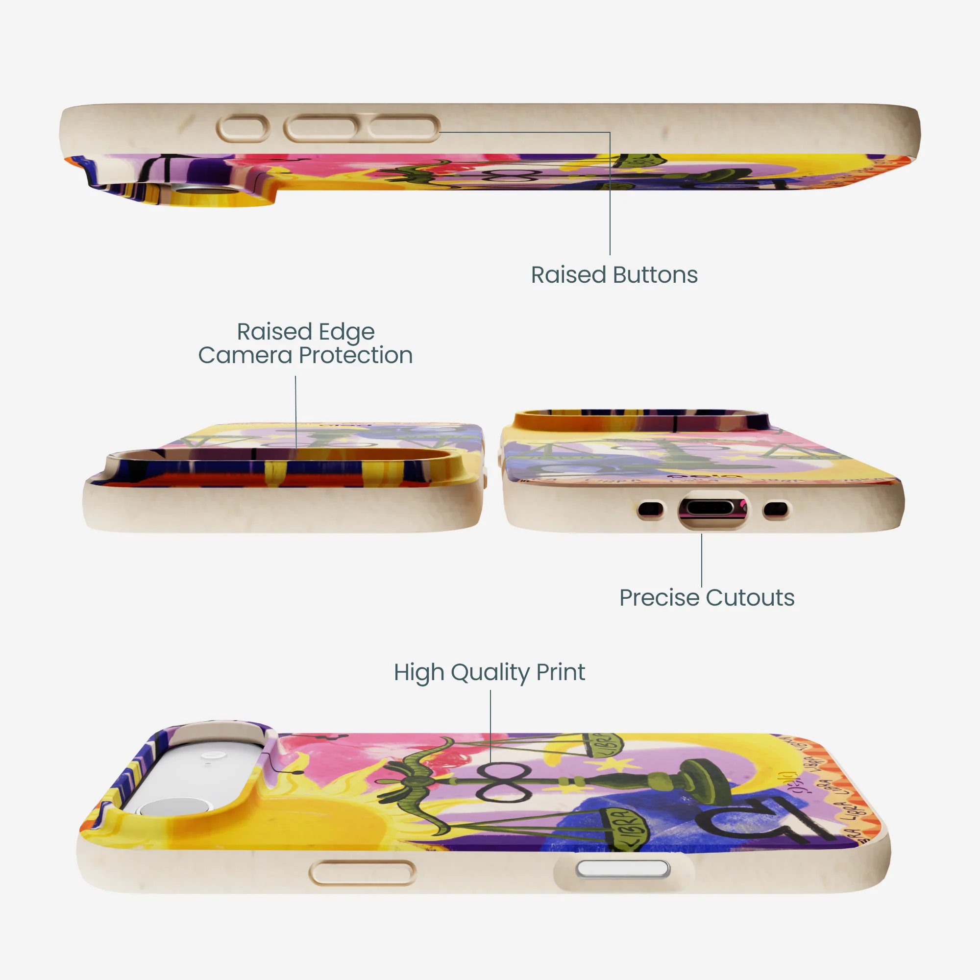 Seashell Libra Scale iPhone Air Case - Image 2