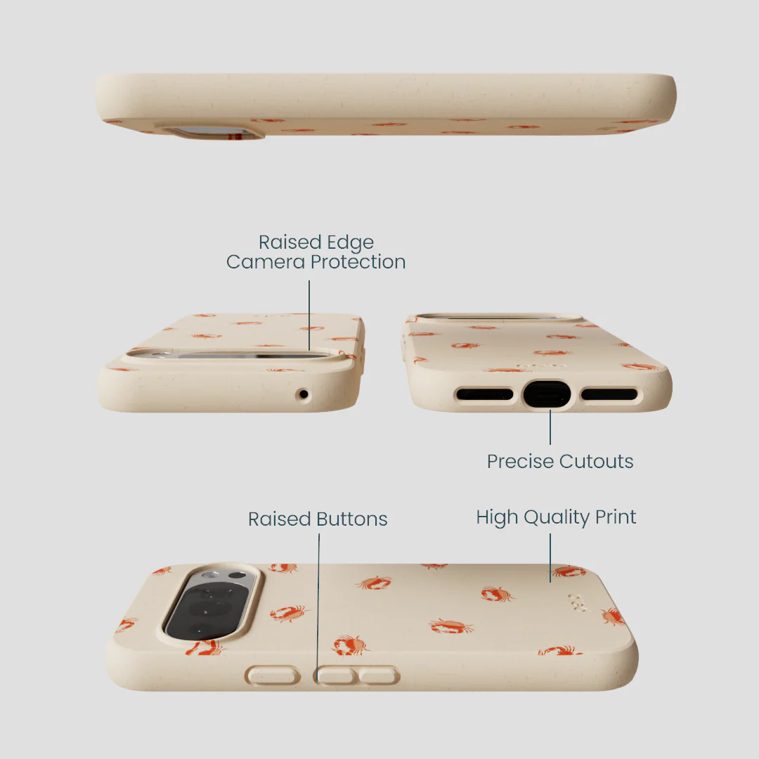 Seashell Lil Crabby Google Pixel 10/10 Pro Case - Image 3