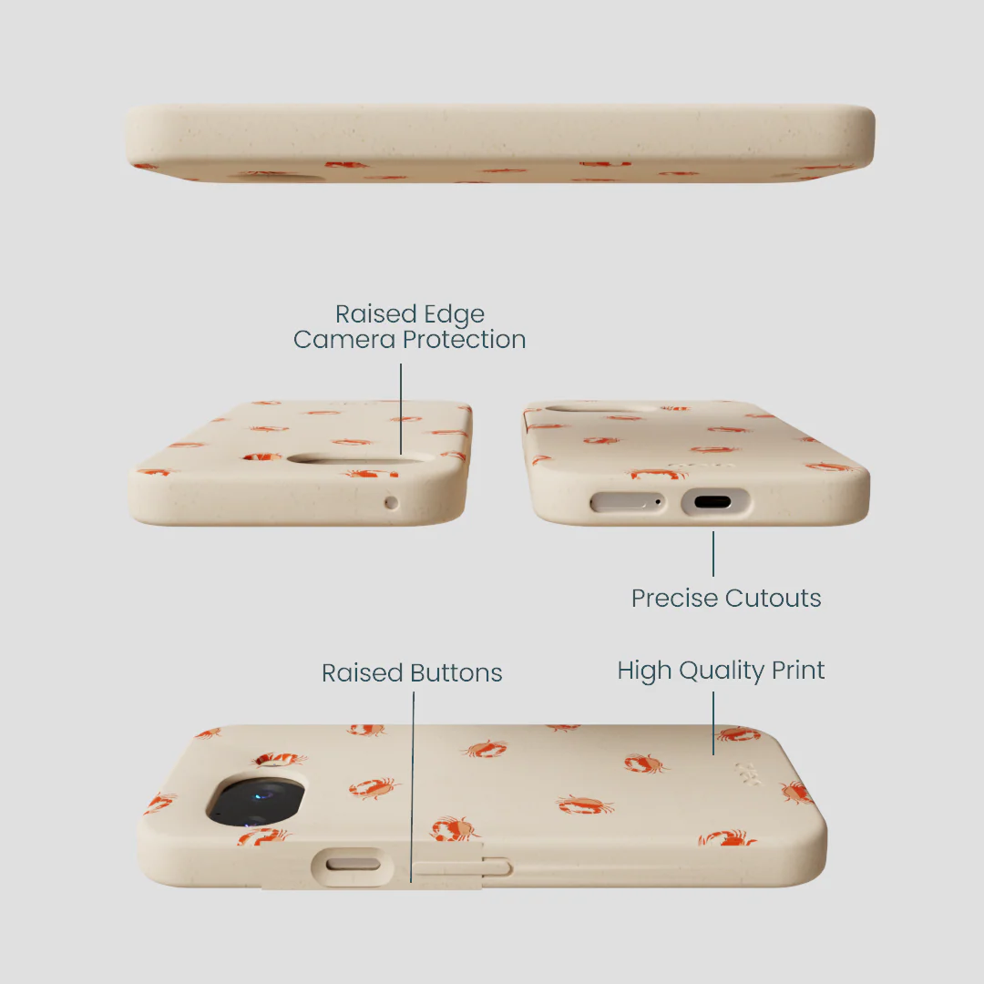 Seashell Lil Crabby Google Pixel 9a Case - Image 2