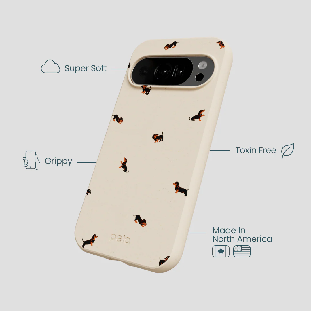 Seashell Lil Dachshunds Google Pixel 10/10 Pro Case - Image 3