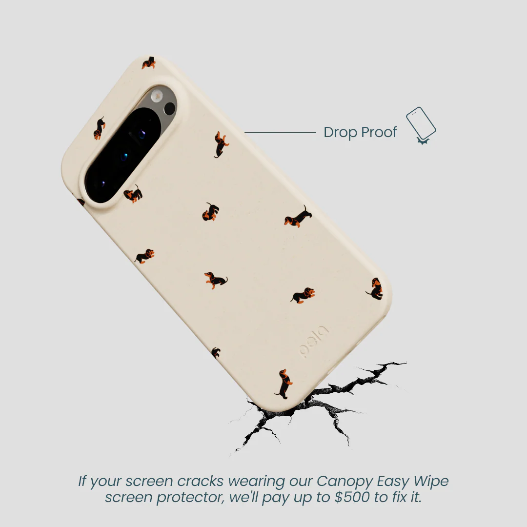 Seashell Lil Dachshunds Google Pixel 9/9 Pro Case - Image 4