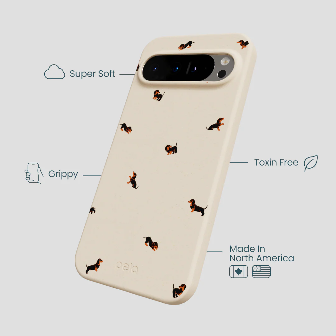 Seashell Lil Dachshunds Google Pixel 9 Pro XL Case - Image 3