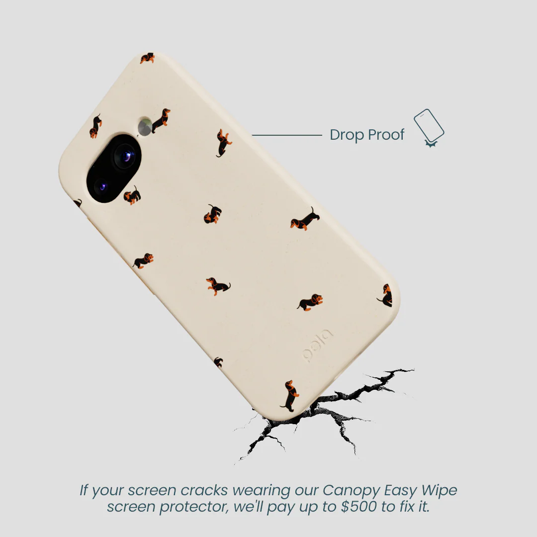 Seashell Lil Dachshunds Google Pixel 9a Case - Image 4