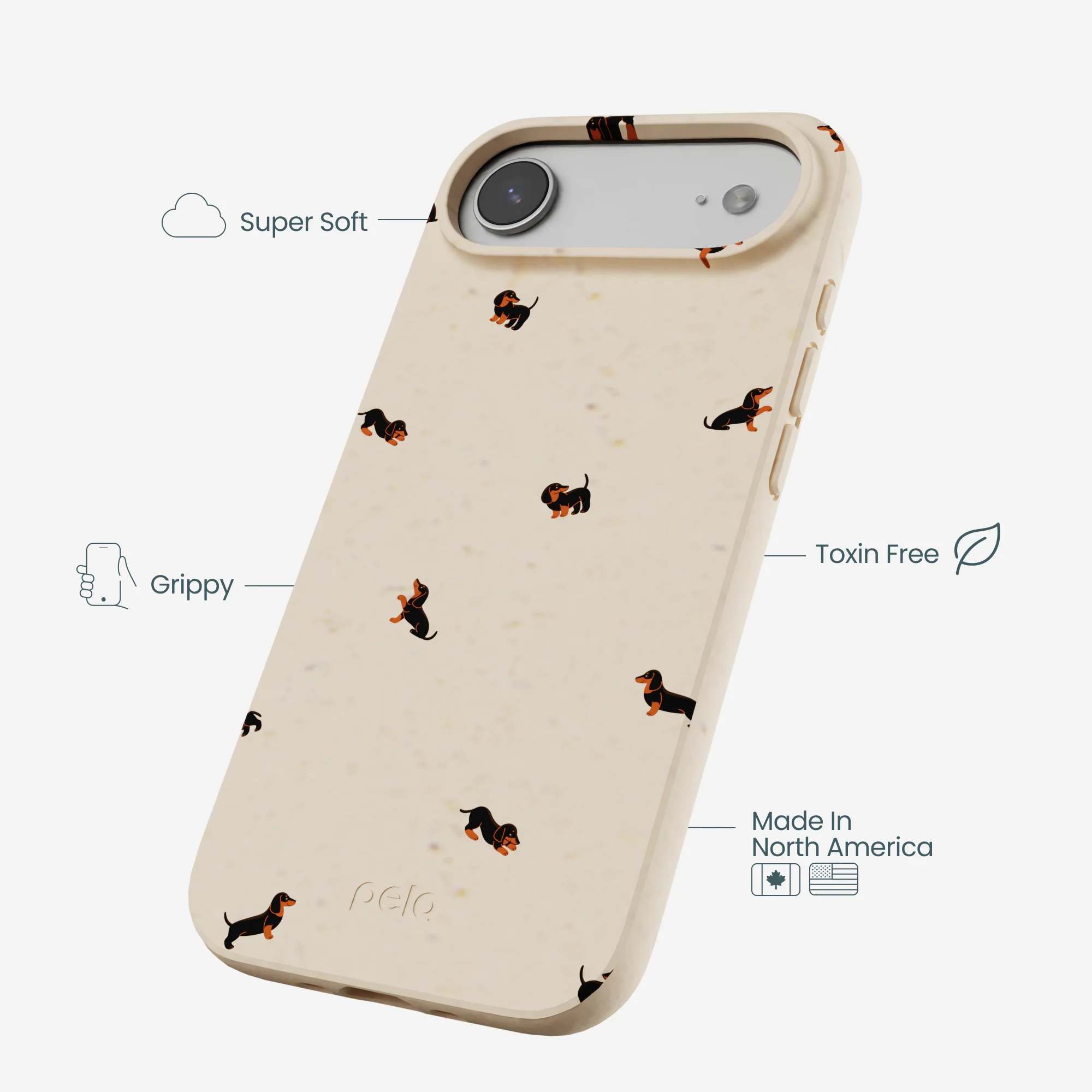 Seashell Lil Dachshunds iPhone Air Case - Image 3