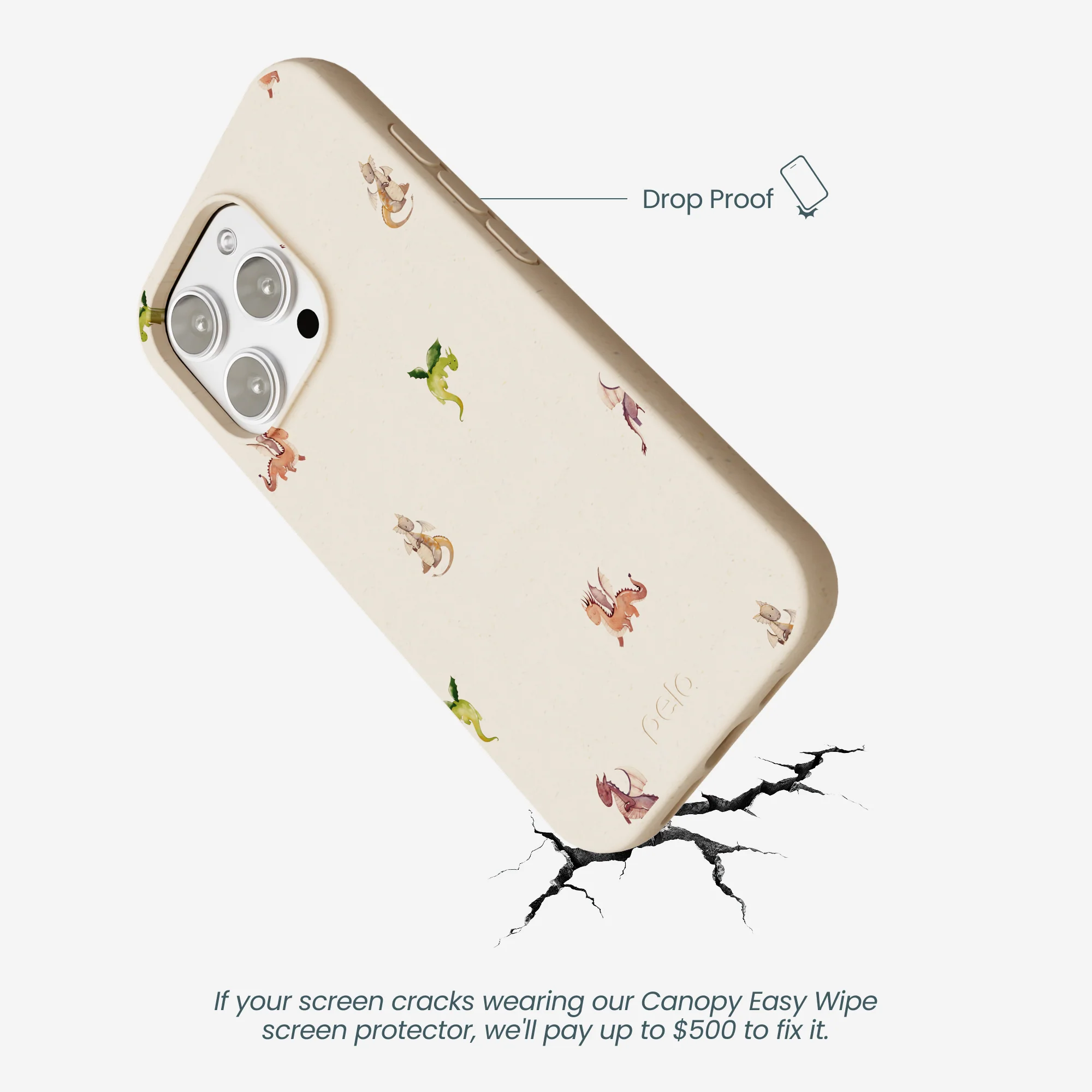 Seashell Lil Dragons iPhone 16 Pro Max Case - Image 5