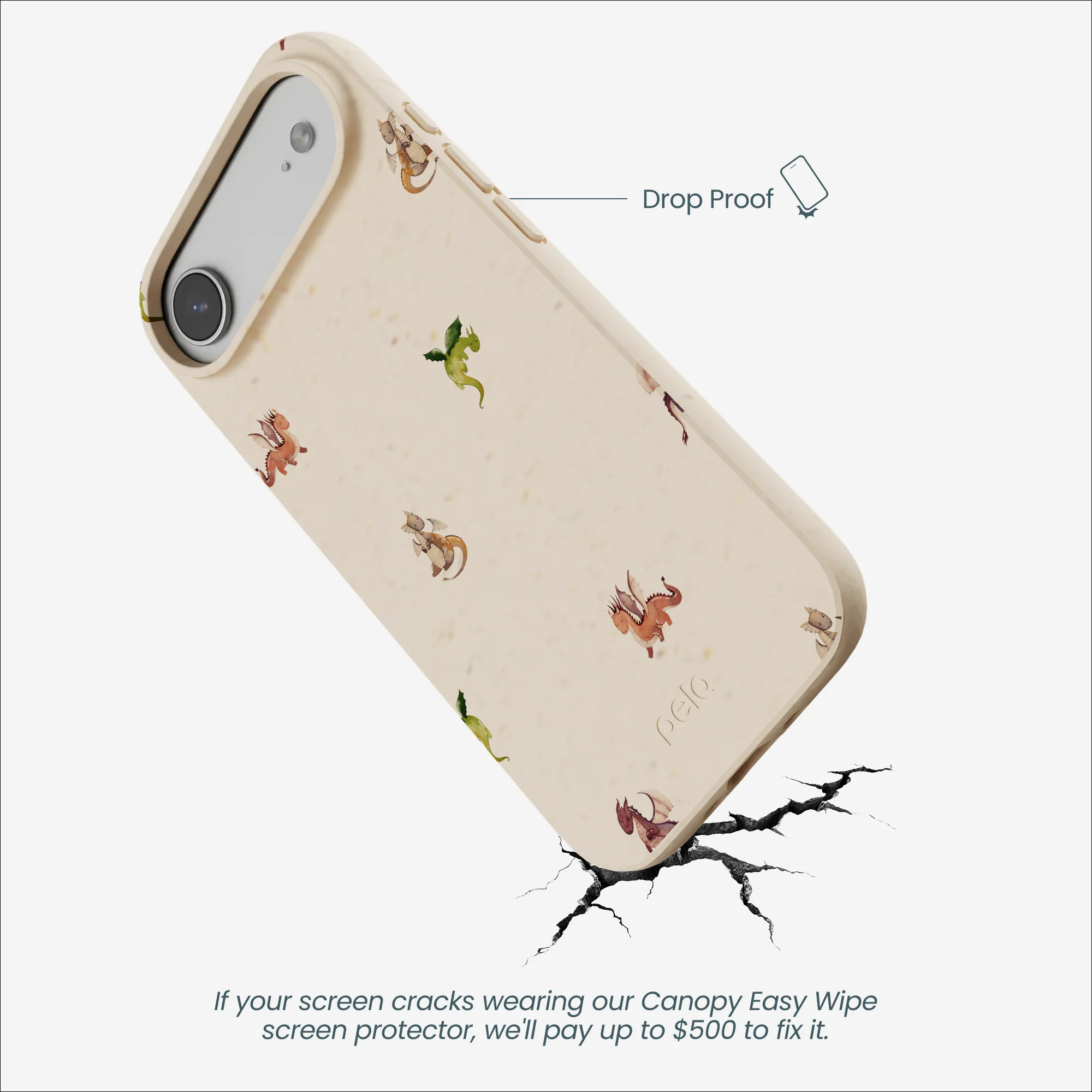 Seashell Lil Dragons iPhone Air Case - Image 4