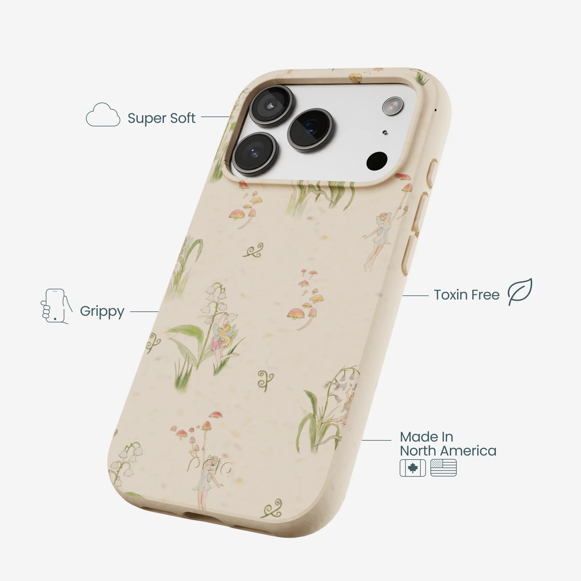 Seashell Lil Fairies iPhone 17 Pro Case - Image 4