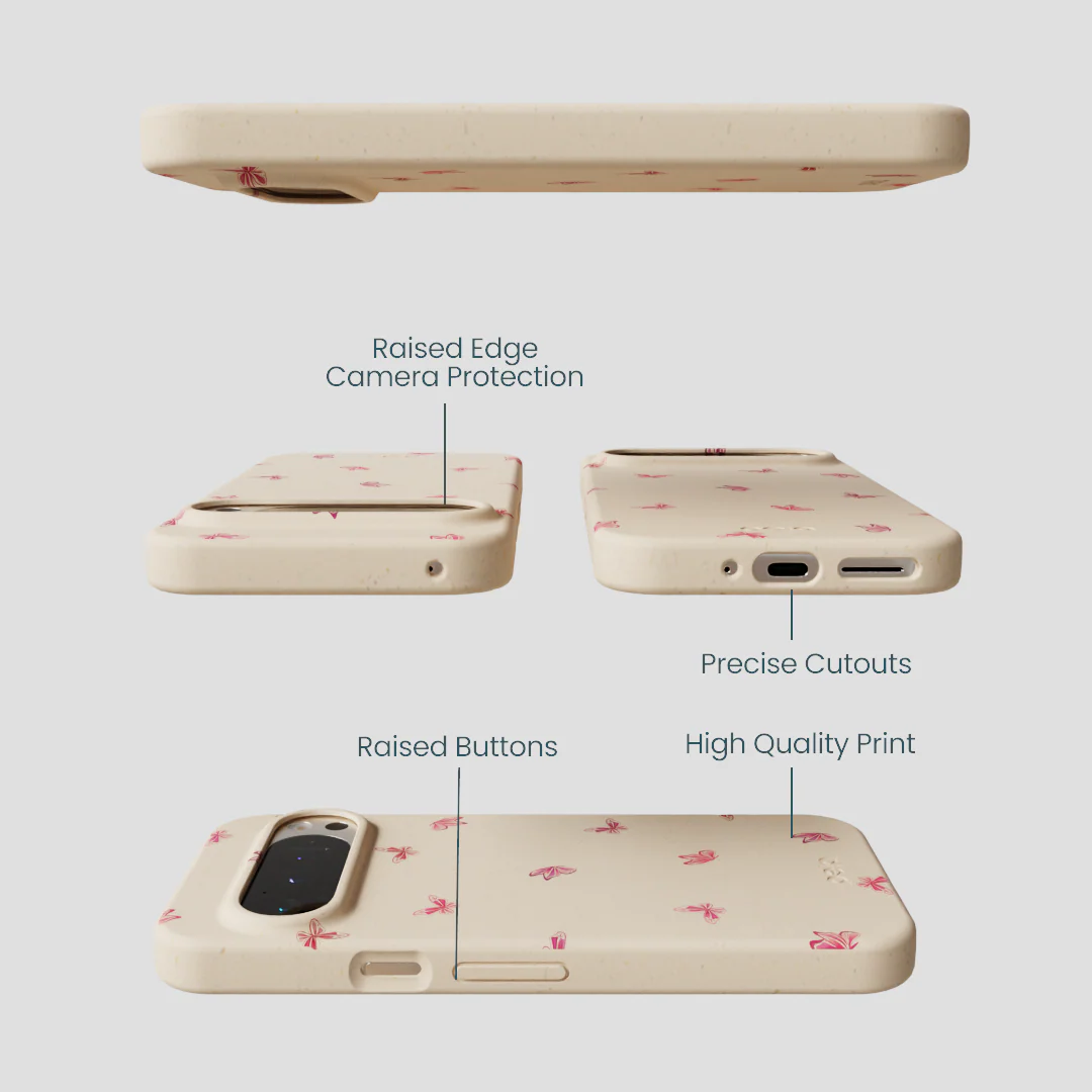Seashell Lil Flutters Google Pixel 9/9 Pro Case - Image 3